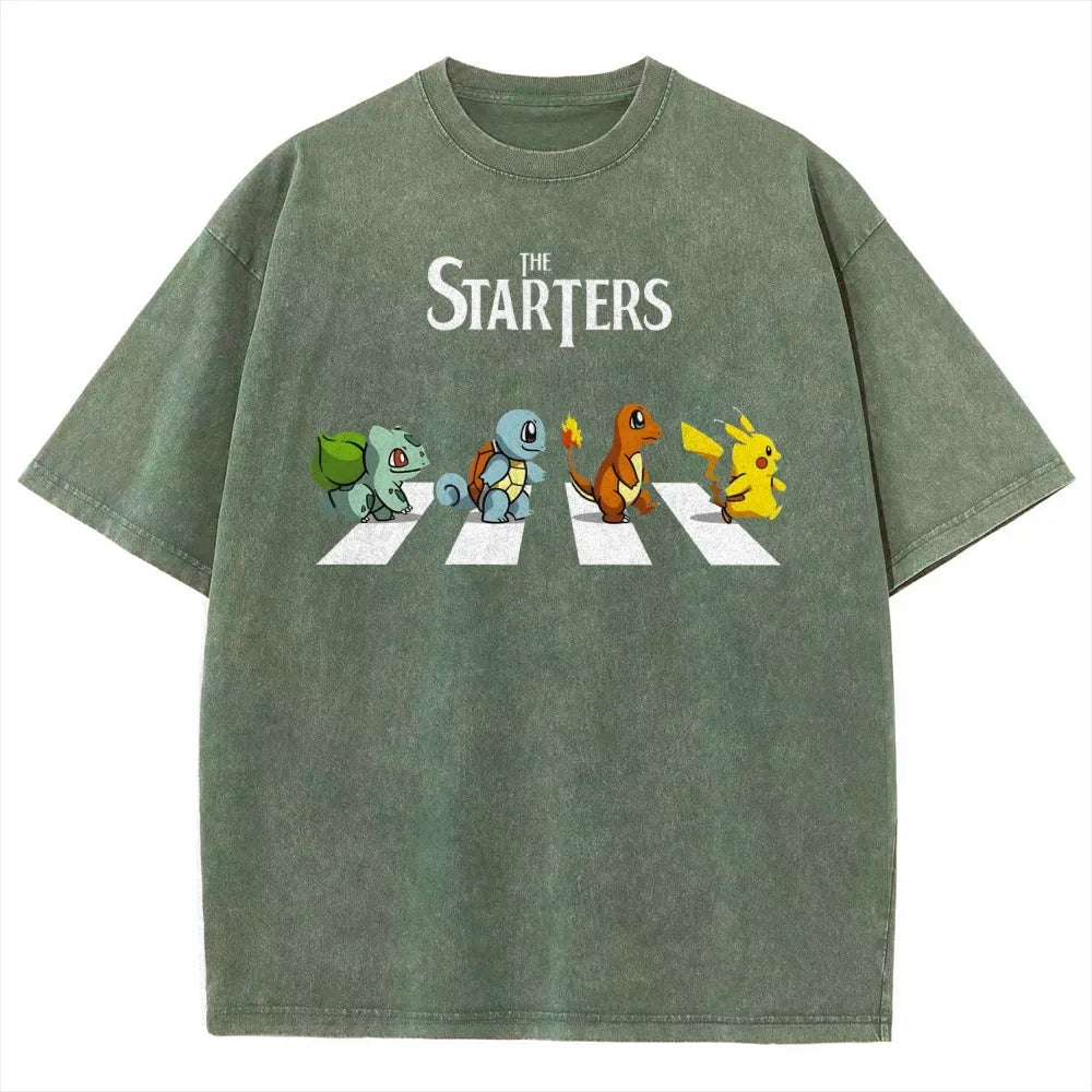 Unisex Vintage Washed T-Shirt|Pokémon