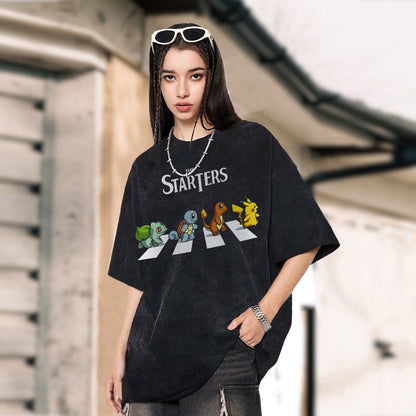 Unisex Vintage Washed T-Shirt|Pokémon