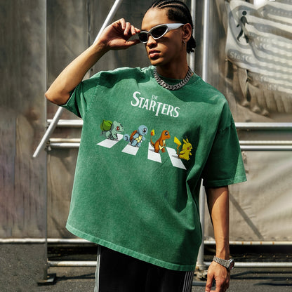 Unisex Vintage Washed T-Shirt|Pokémon