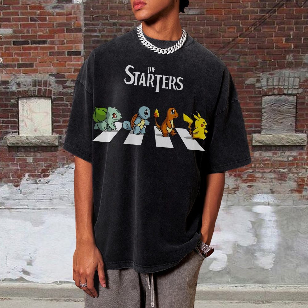 Unisex Vintage Washed T-Shirt|Pokémon
