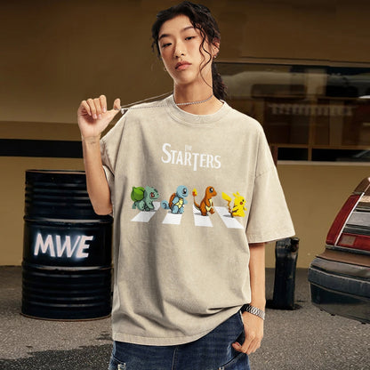 Unisex Vintage Washed T-Shirt|Pokémon