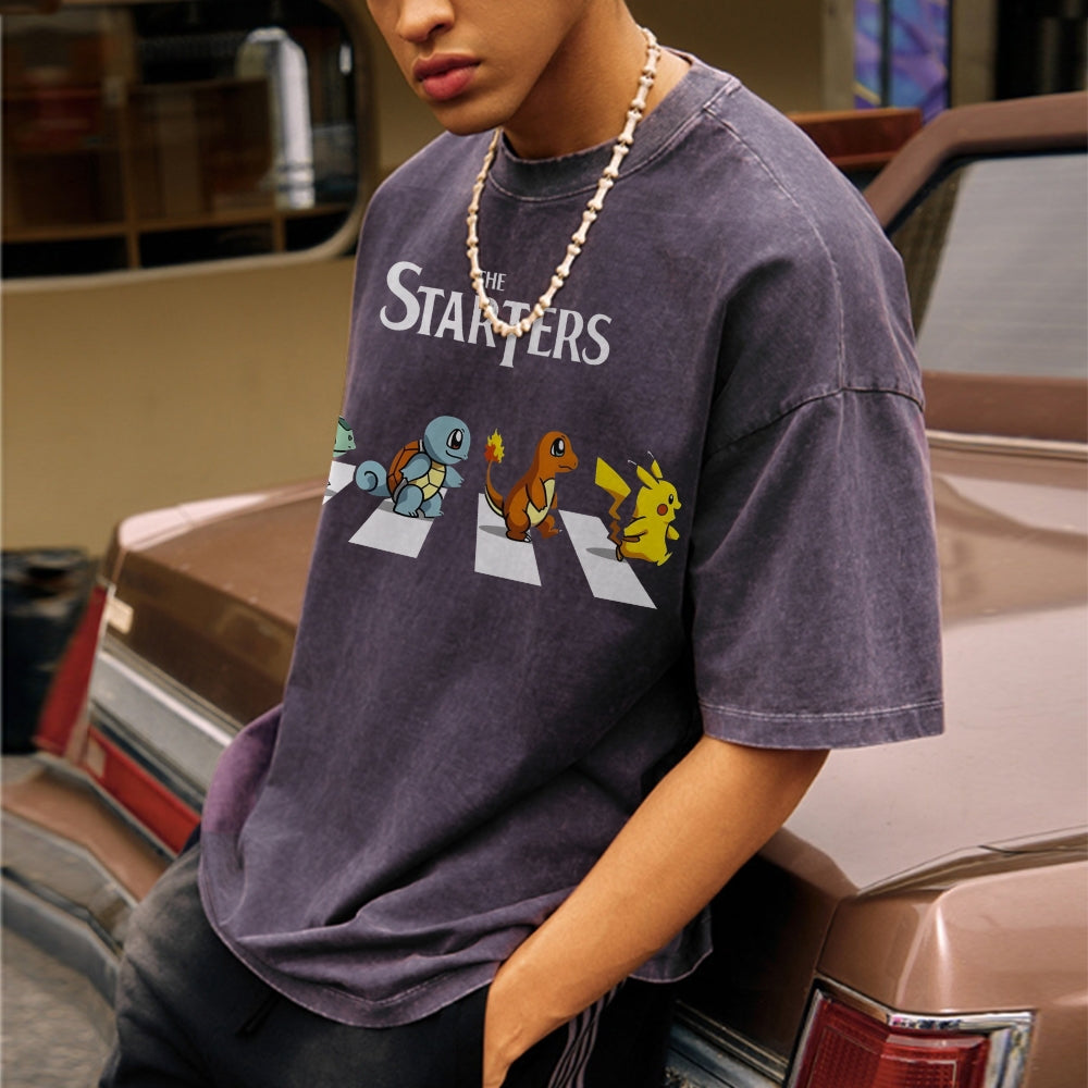 Unisex Vintage Washed T-Shirt|Pokémon