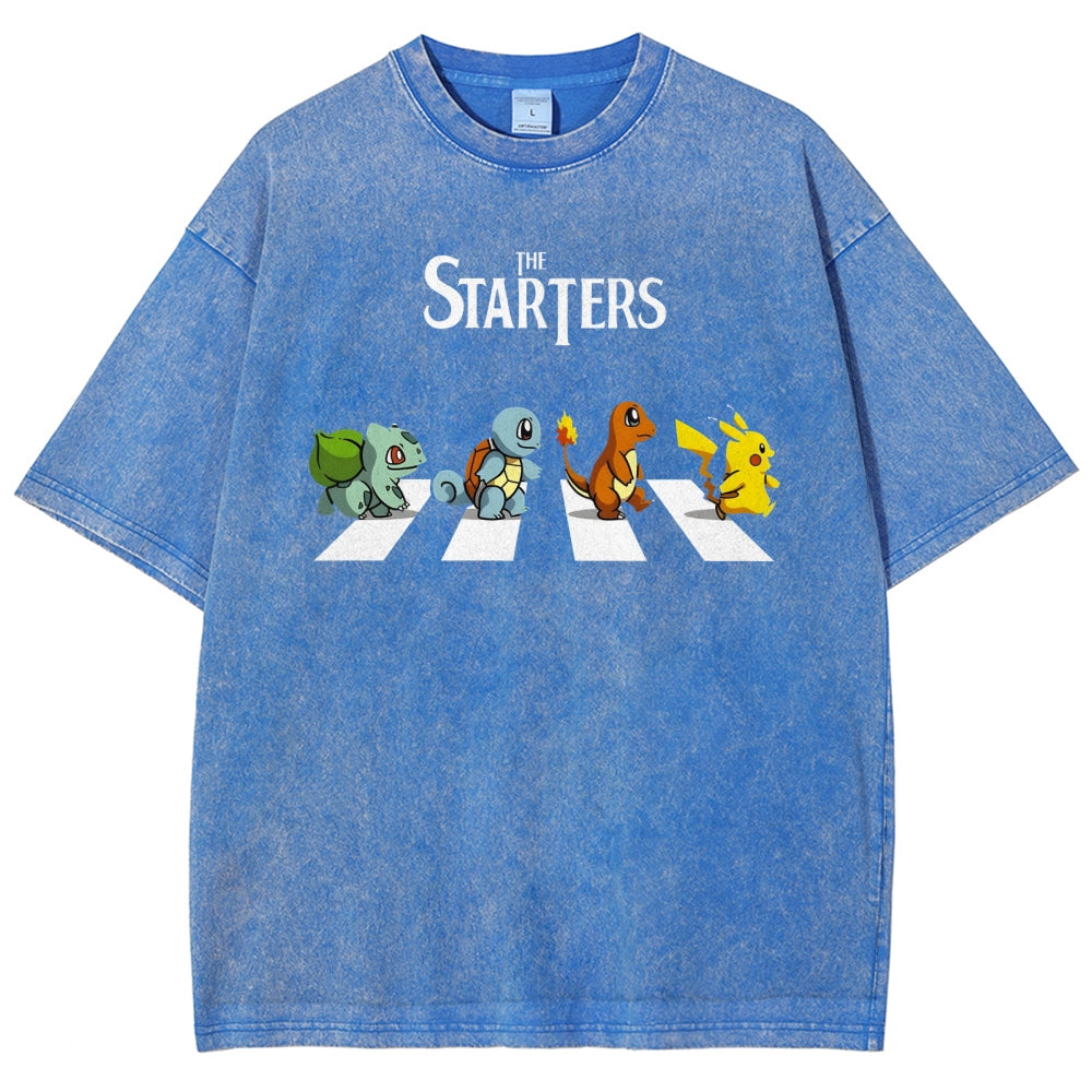 Unisex Vintage Washed T-Shirt|Pokémon