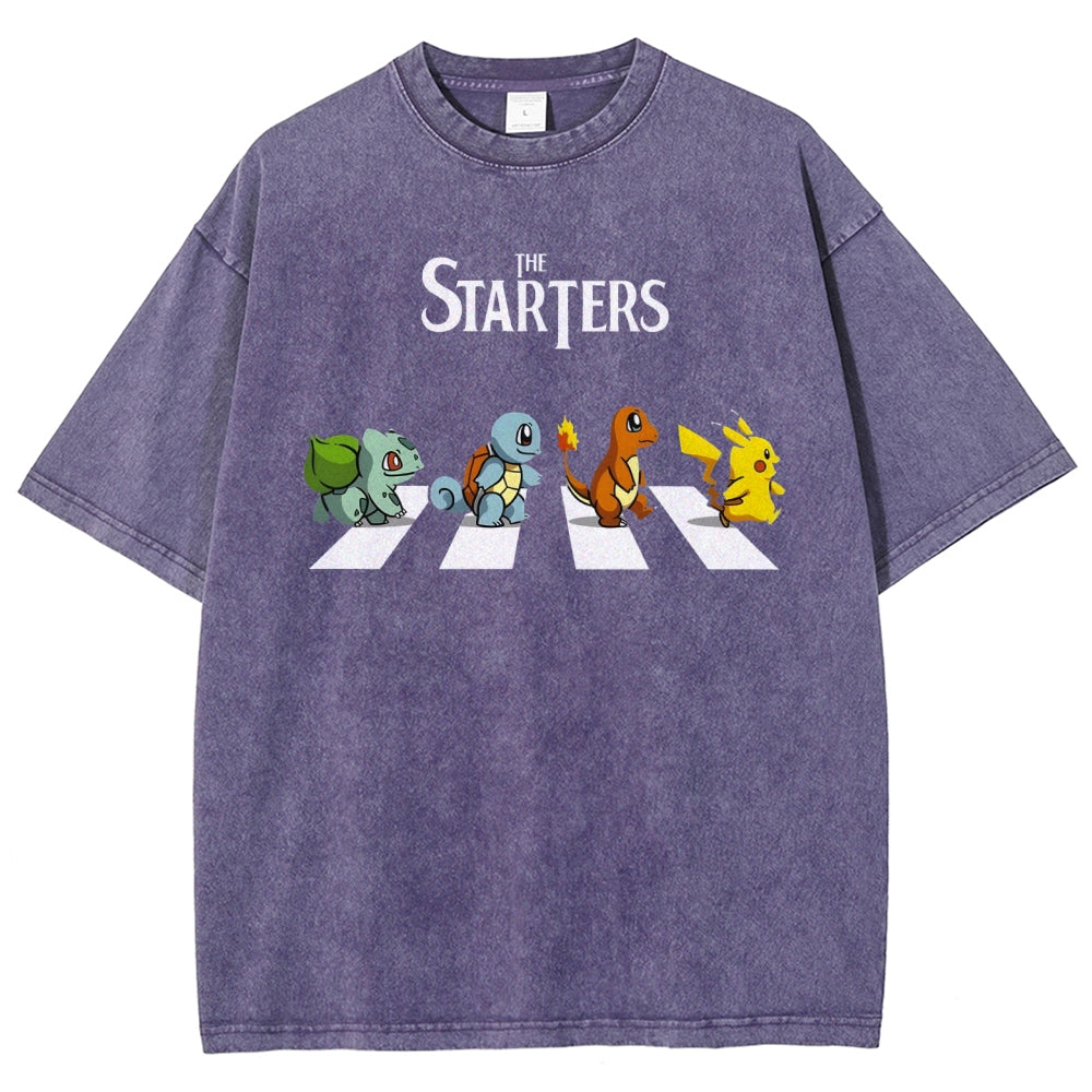 Unisex Vintage Washed T-Shirt|Pokémon