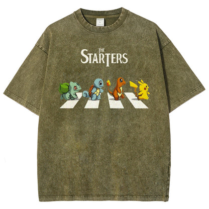 Unisex Vintage Washed T-Shirt|Pokémon