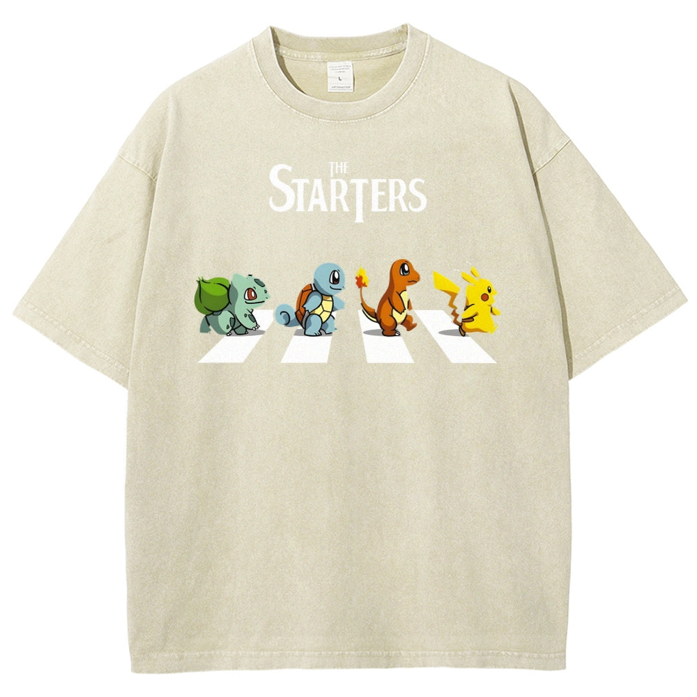 Unisex Vintage Washed T-Shirt|Pokémon