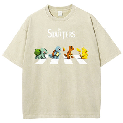 Unisex Vintage Washed T-Shirt|Pokémon