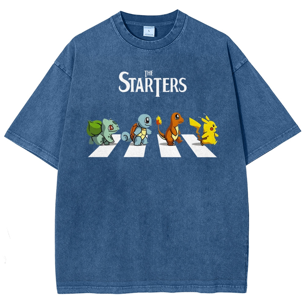 Unisex Vintage Washed T-Shirt|Pokémon