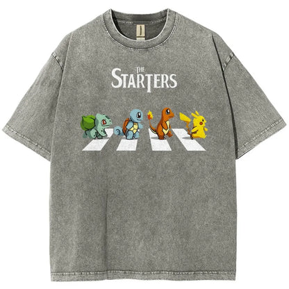 Unisex Vintage Washed T-Shirt|Pokémon