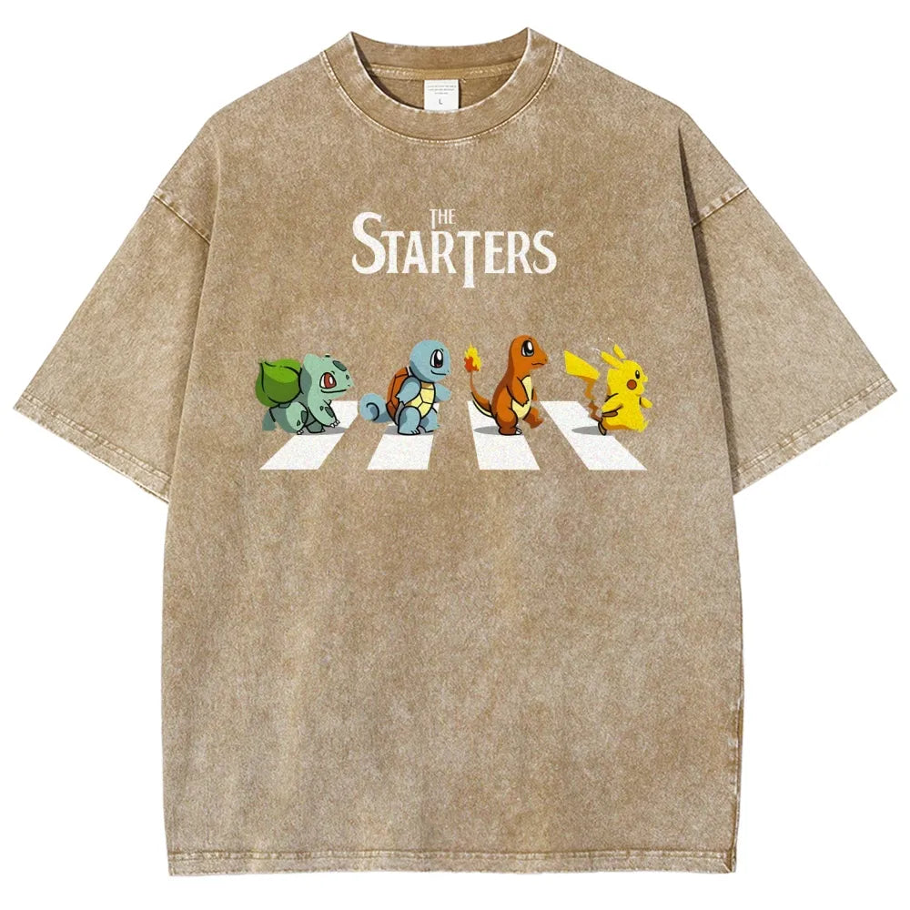 Unisex Vintage Washed T-Shirt|Pokémon