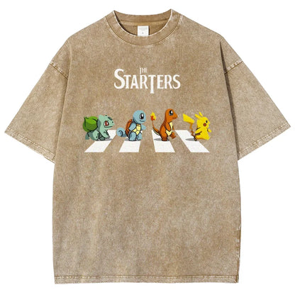 Unisex Vintage Washed T-Shirt|Pokémon