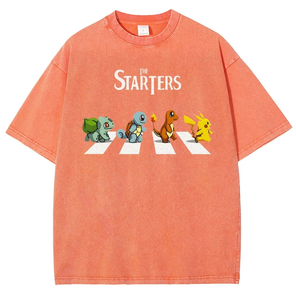 Unisex Vintage Washed T-Shirt|Pokémon