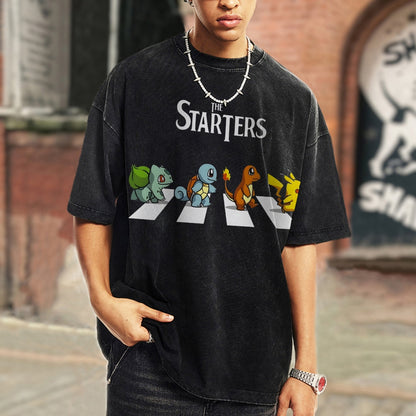 Unisex Vintage Washed T-Shirt|Pokémon