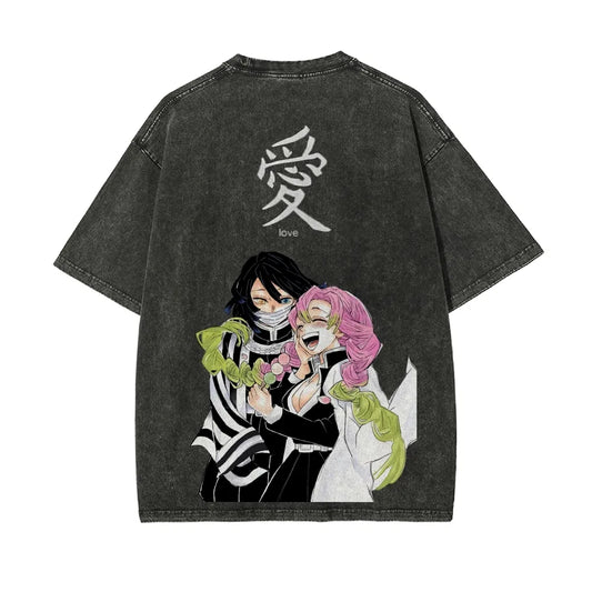 Vintage Oversized T-Shirt Demon Slayer