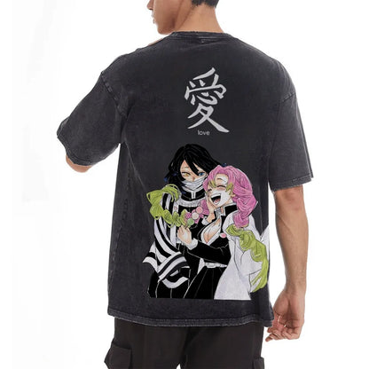 Vintage Oversized T-Shirt Demon Slayer
