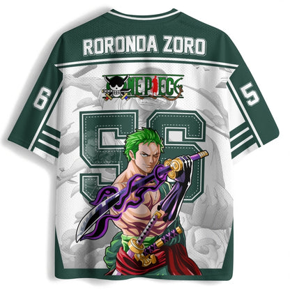 One Piece Roronoa Zoro Luffy Anime Football Jersey