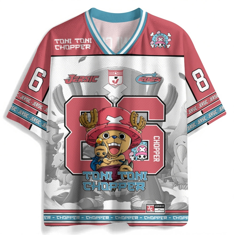 One Piece Choper Luffy Anime Football Jersey