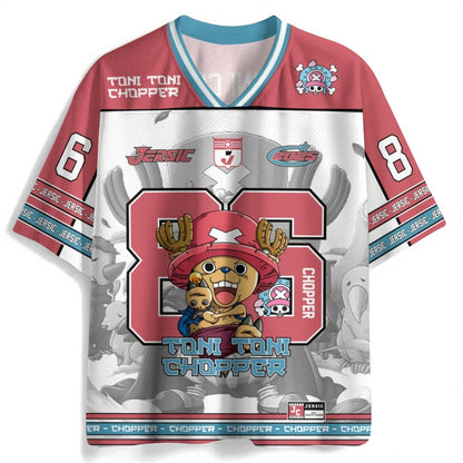 One Piece Choper Luffy Anime Football Jersey