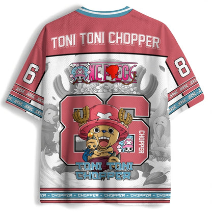 One Piece Choper Luffy Anime Football Jersey