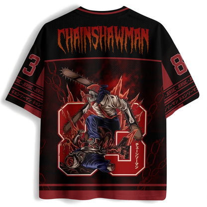 Chainsaw Man Anime Football Jersey