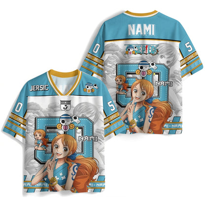 One Piece Anime Football Jersey