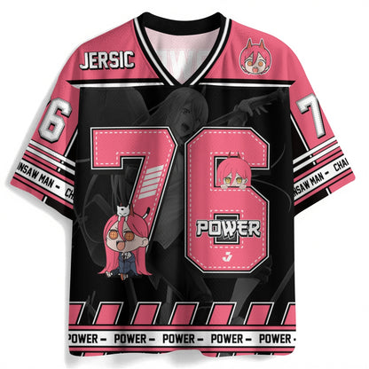 Chainsaw Man Anime Football Jersey