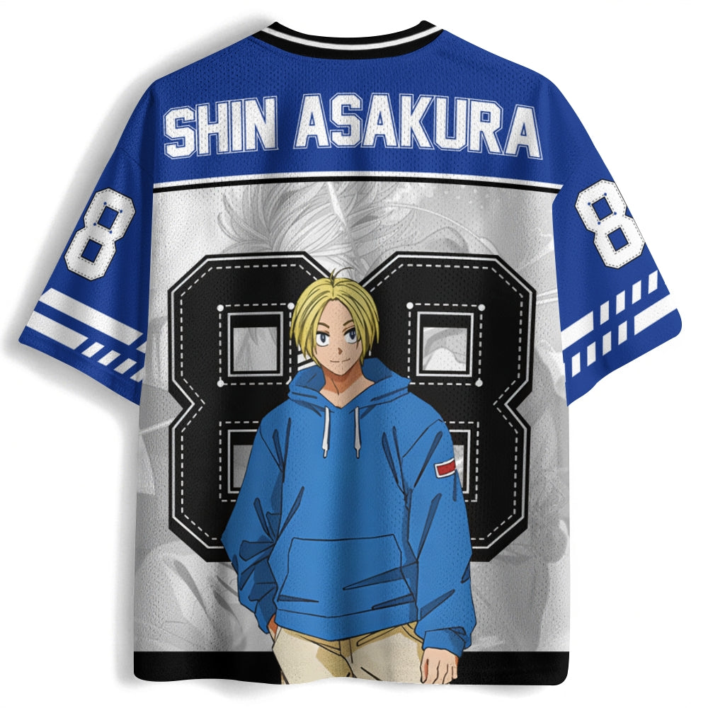 Sakamoto Days Shin Asakura Anime Football Jersey
