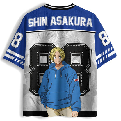 Sakamoto Days Shin Asakura Anime Football Jersey