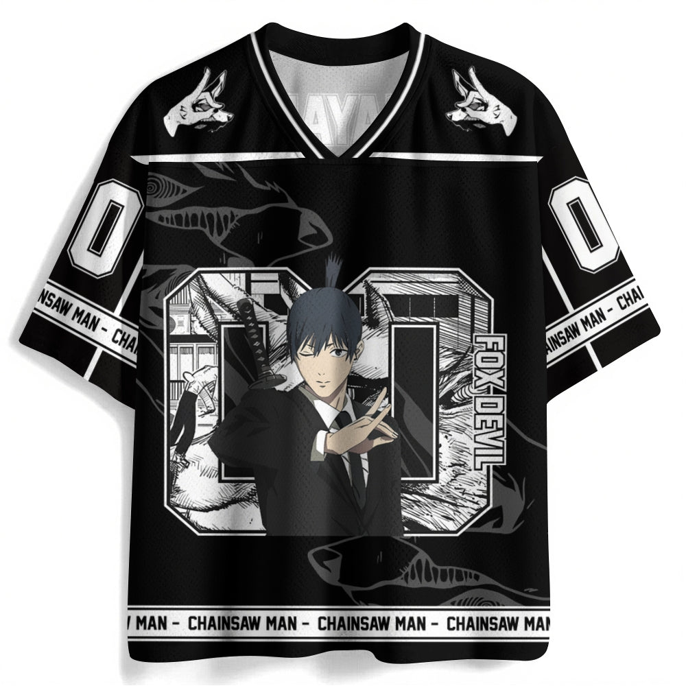 Chainsaw Man Anime Football Jersey