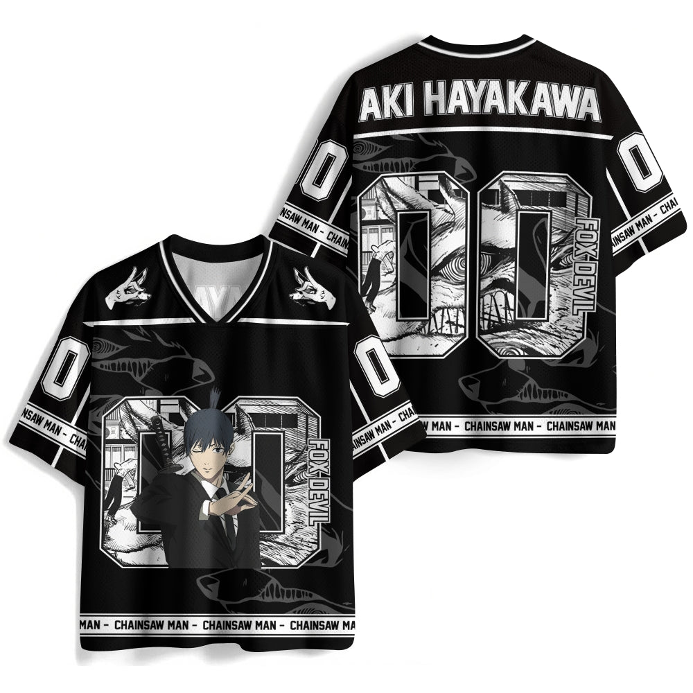 Chainsaw Man Anime Football Jersey
