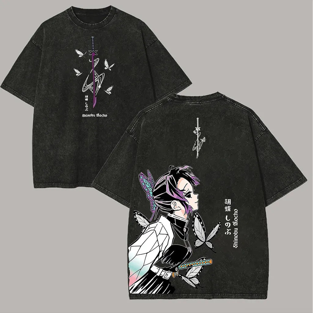 Vintage Oversized T-Shirt Demon Slayer