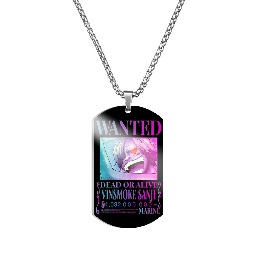 "Wanted" One Piece Necklace – Personalized Pendant