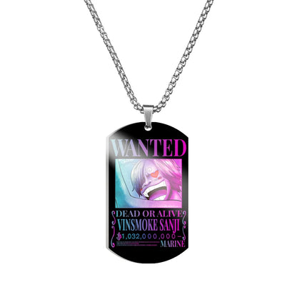 "Wanted" One Piece Necklace – Personalized Pendant