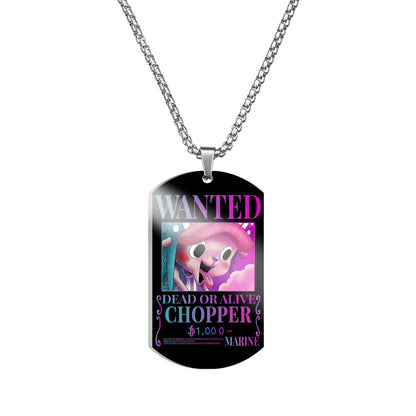 "Wanted" One Piece Necklace – Personalized Pendant