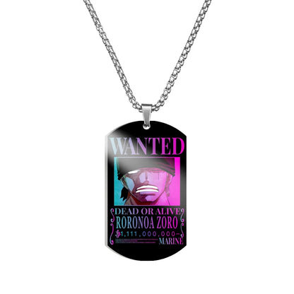 "Wanted" One Piece Necklace – Personalized Pendant
