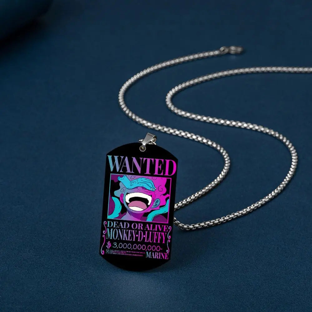 "Wanted" One Piece Necklace – Personalized Pendant