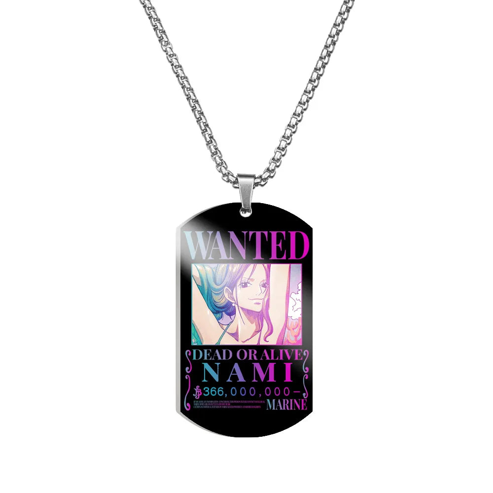 "Wanted" One Piece Necklace – Personalized Pendant