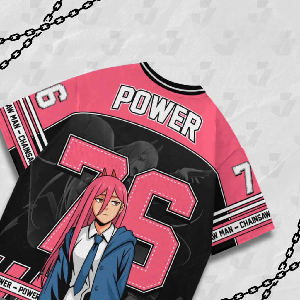 Chainsaw Man Anime Football Jersey