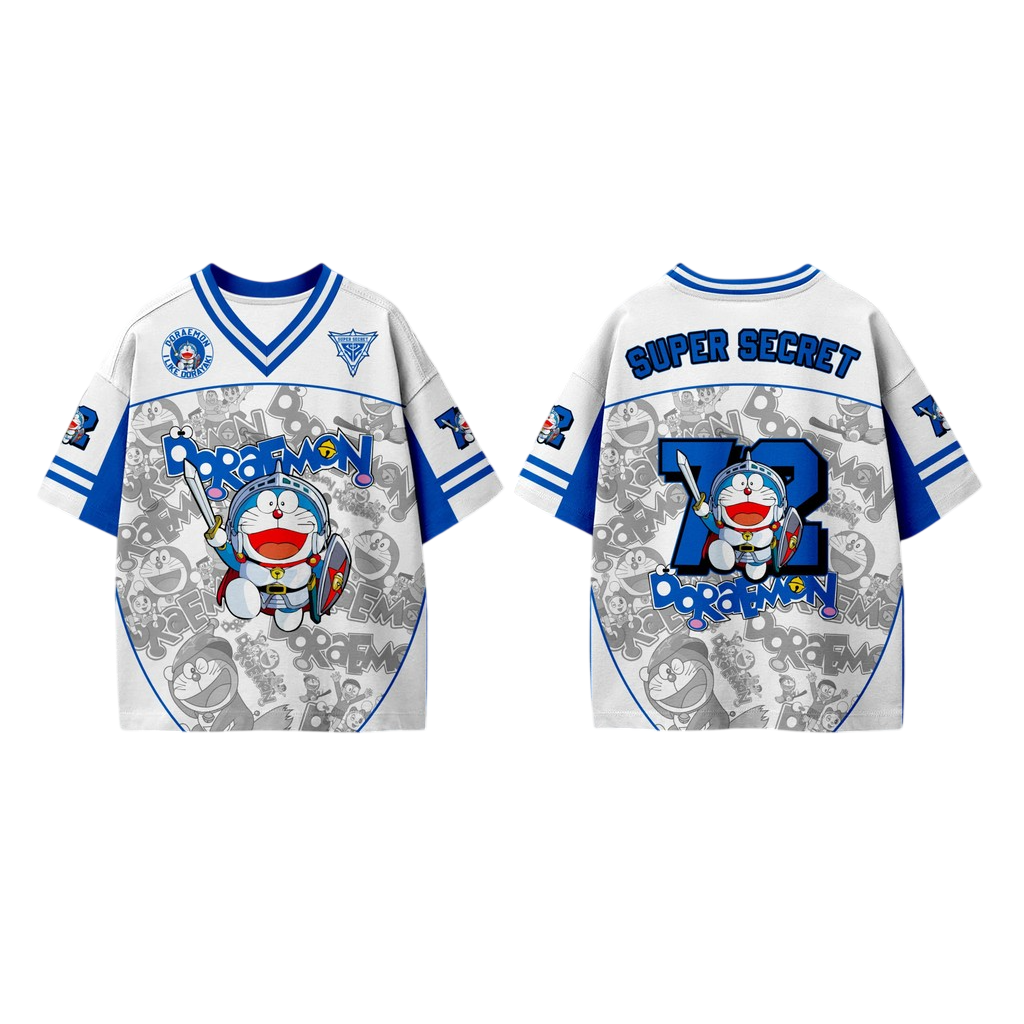 Doraemon Anime Football Jersey